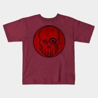 skull pin Kids T-Shirt